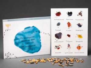 Motivkarte Vogelkarte (Winter)